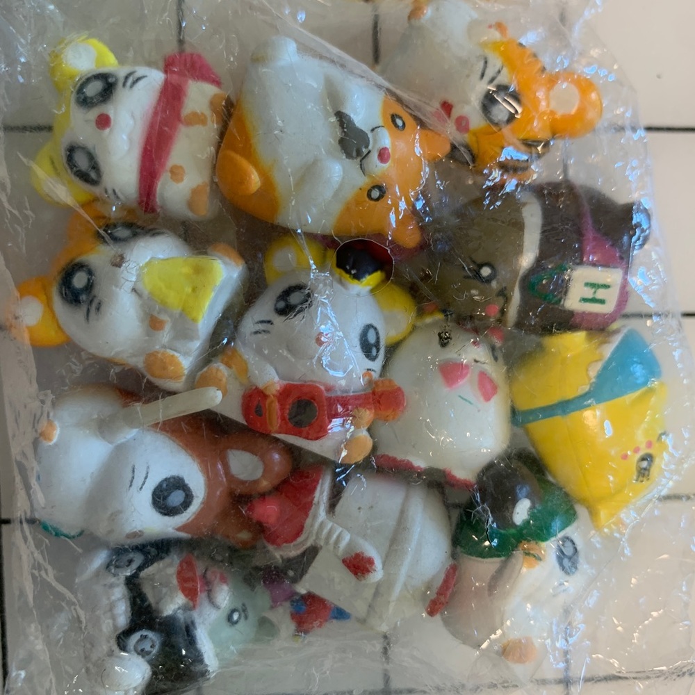 Hamtaro character pencil toppers